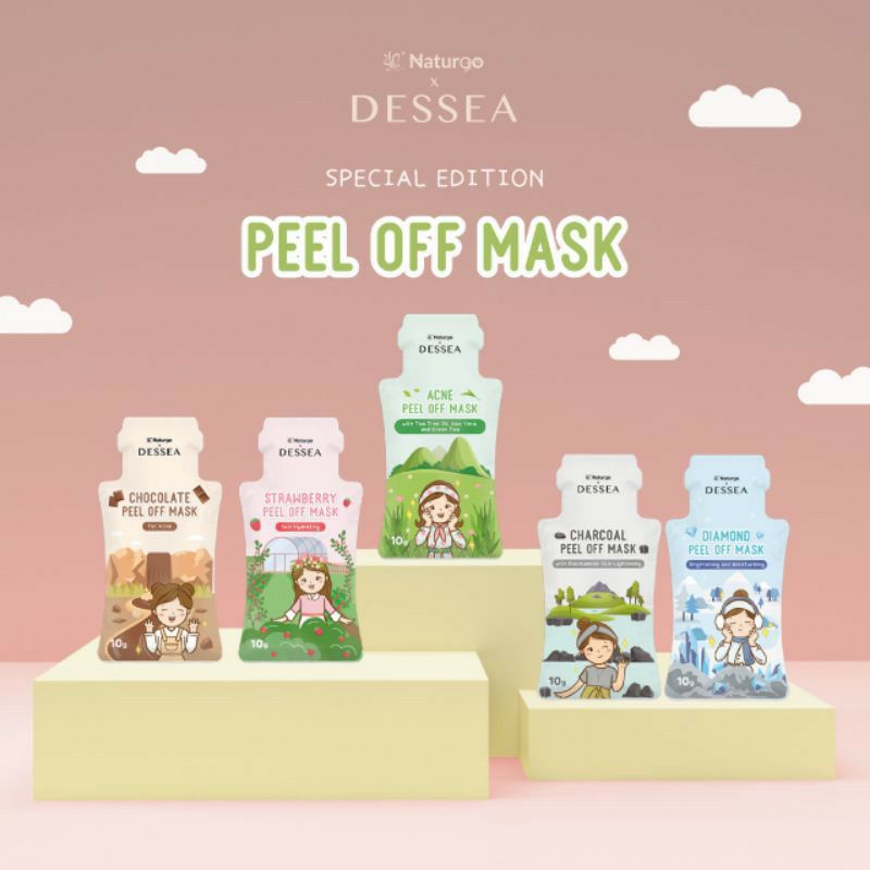 Peel Off Mask Naturgi x DESSEA 10 gram Masker Wajah Dassea Beauty