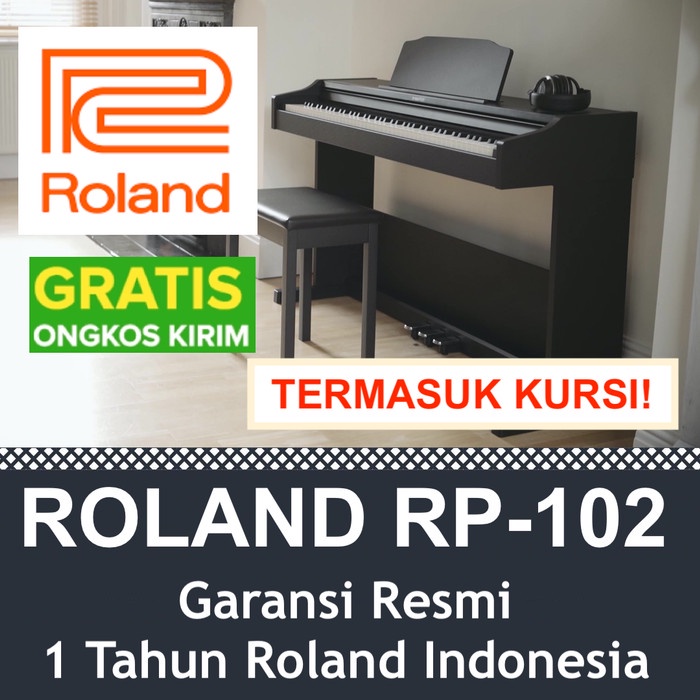 {AudioStore} Roland RP102 Digital Piano  Bench / RP-102 / RP102 / RP 102 Murah