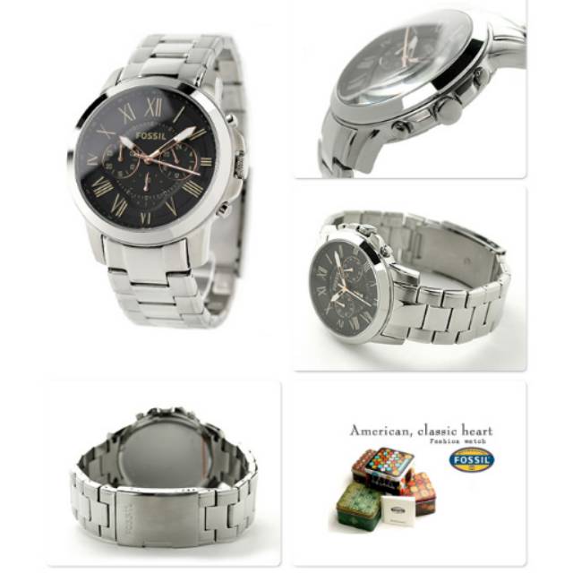 Jam Tangan Pria Merk Fossil Original Type : FS 4994 Baterai