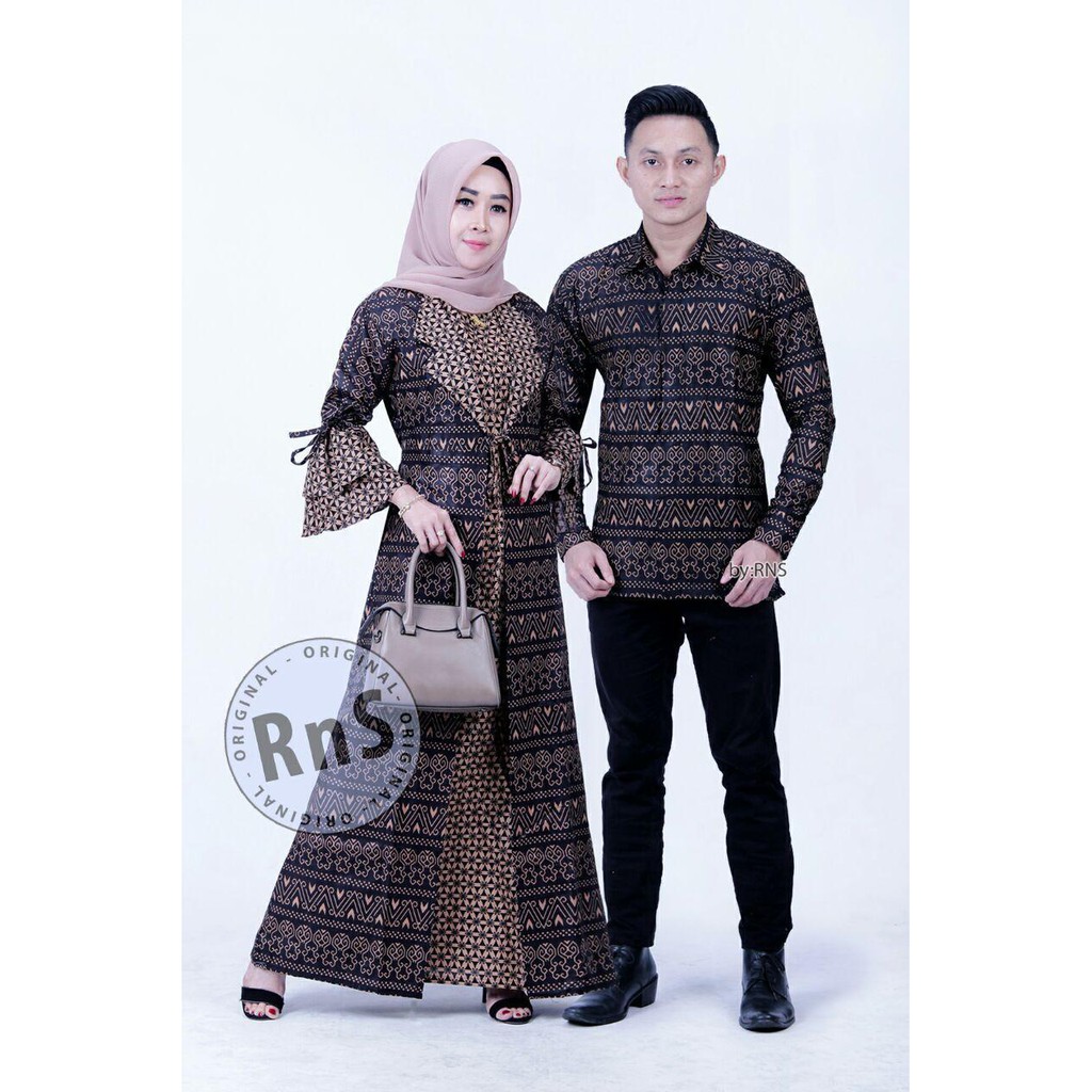 Gamis Couple Gamis Batik Gamis Syari Gamis Terbaru Gamis Terkini Couple Batik Part 2