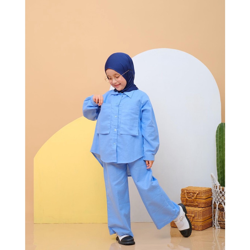 Promo HAURA BAJU SETELAN ANAK SETCEL ONESET Elegan