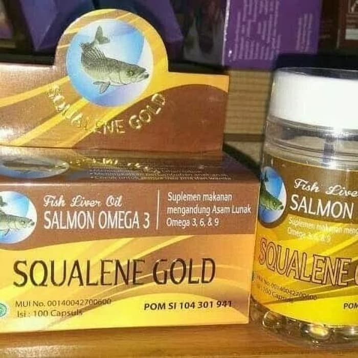 TERMURAH - Squalen GOLD omega 3 minyak ikan salmon