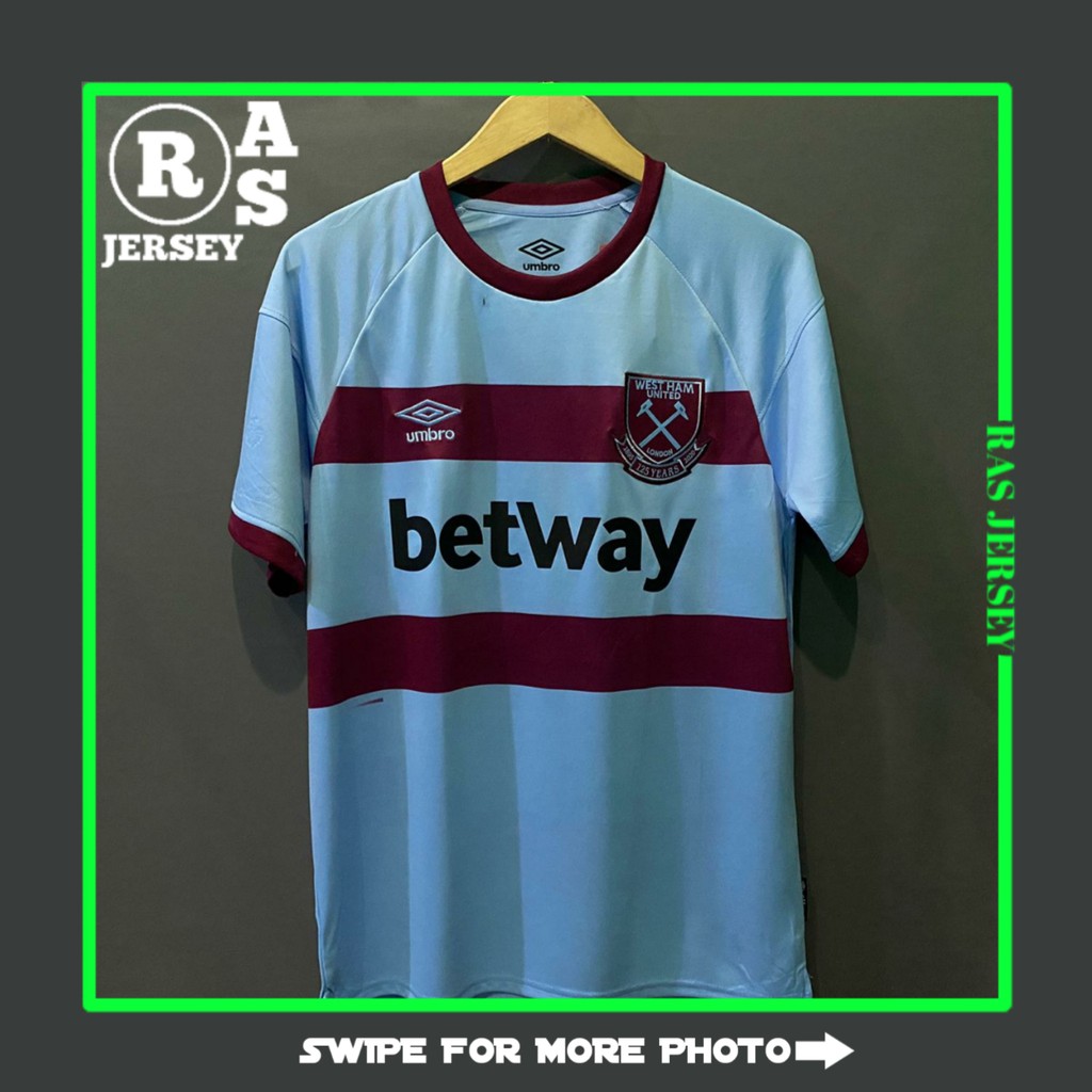 JERSEY WESTHAM AWAY NEW 2020-2021 JERSEY GO HIGH QUALITY
