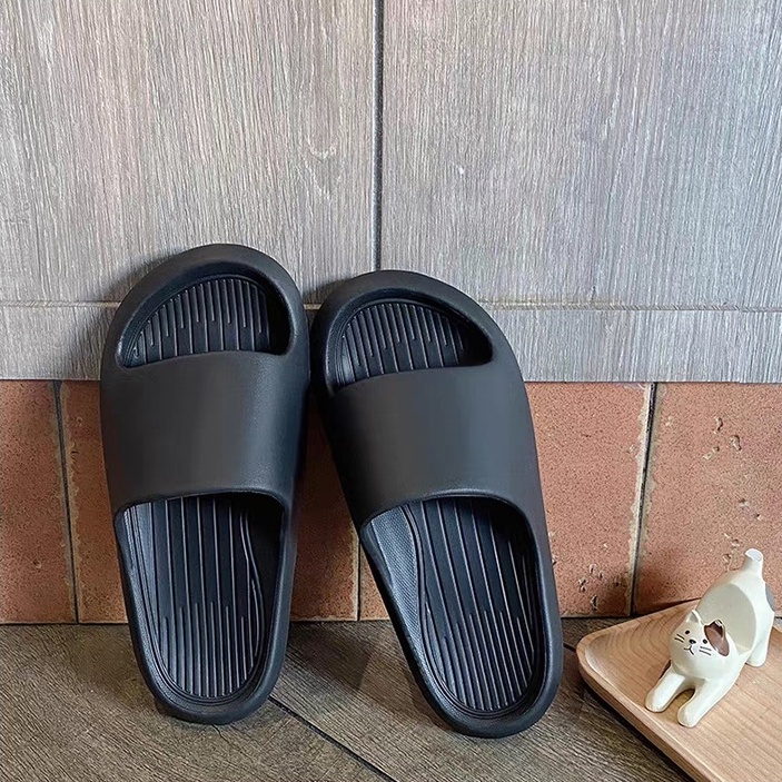 Sandal Pria Slip On Korean Style EVA Empuk Ringan Sandal Slide Pria Premium Import Korea