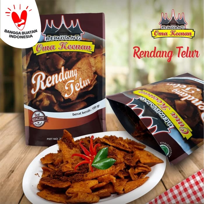 

Oma Keenan Rendang Telur - 100gr