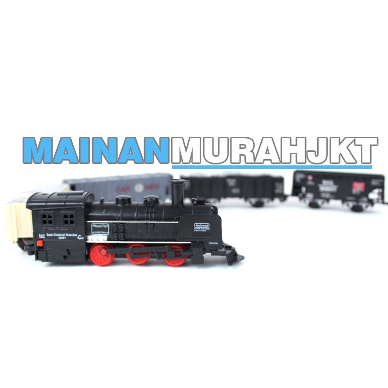 MAIANANKEI ANAK MURAH KRETA RAIL KING TL07 TERDAPAT LINTASAN KRETA INTELLIGENT CLASSICAL TRAIN