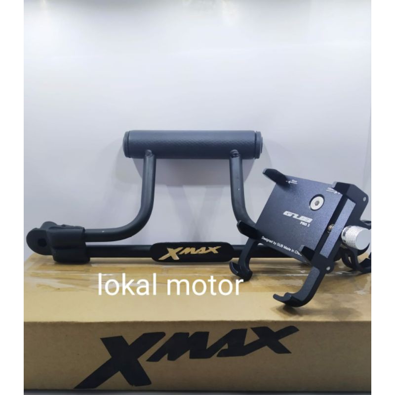 paket GUB PRO 3 HOLDER HANPHONE HP dan breket holder handphone HP untuk yamaha Xmax 250