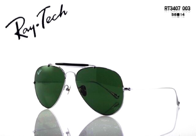 Ray tech RT3407 Green lens silver