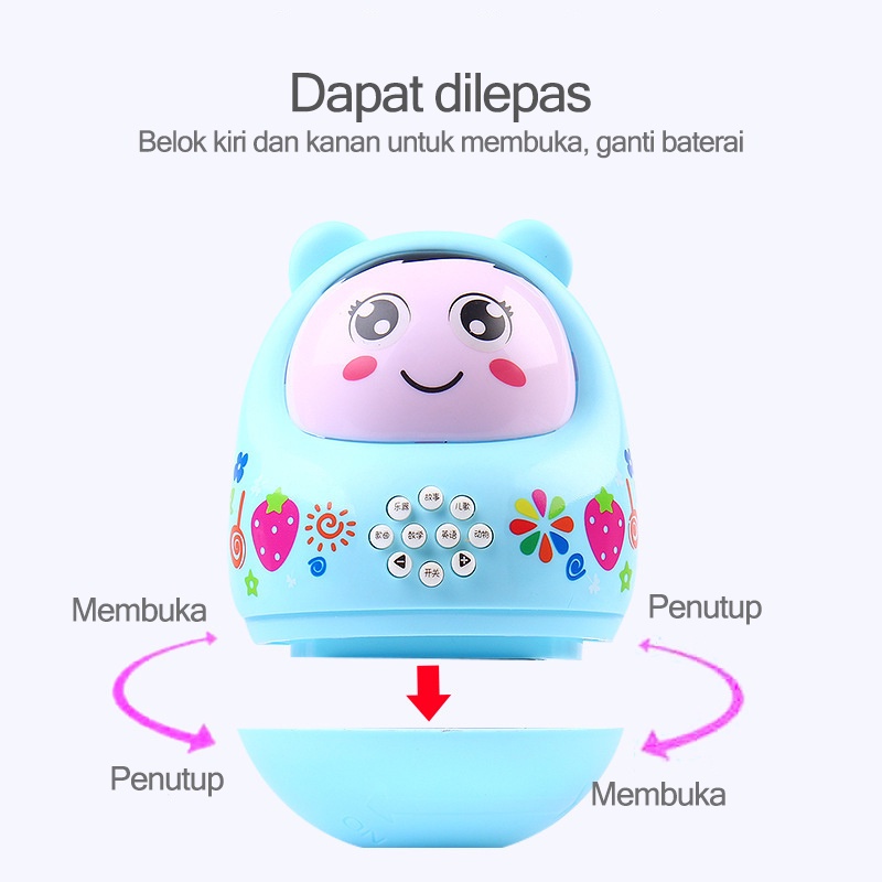 Tumbler mainan musik/Mainan bayi/Mainan Musik Bayi Lucu (B268)