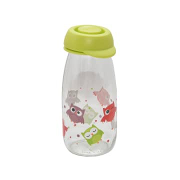 Herevin 250 Ml Panda Owl Botol Kaca -
