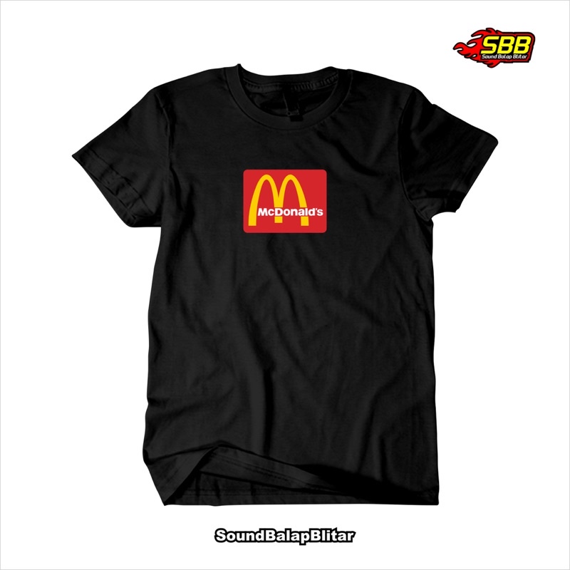 Kaos Distro Logo MC Donals - SoundBalapBlitar