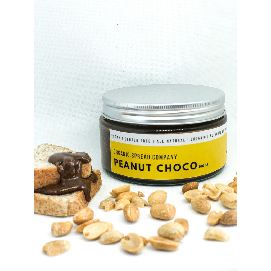 

Organic Spread Company Roasted Organic Peanut Butter Dark Chocolate75% Keto Vegan