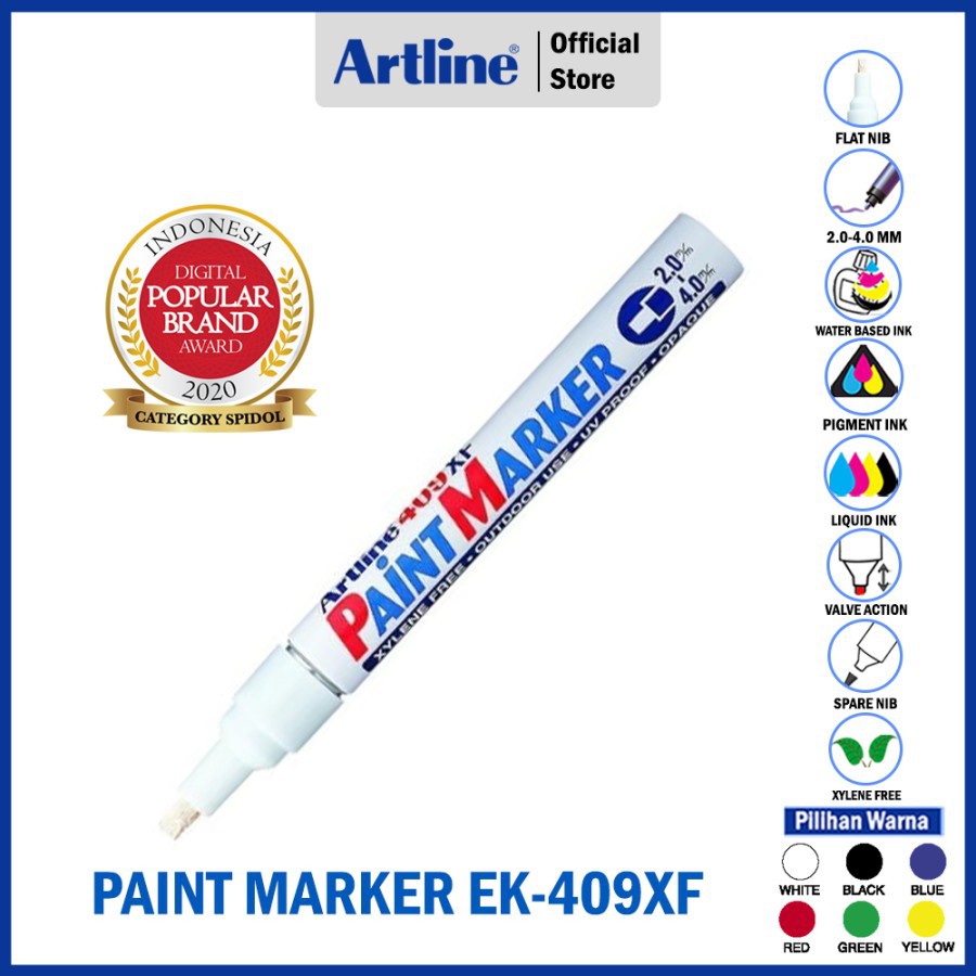 

SPIDOL ARTLINE PERMANENT PAINT MARKER EK-409XF