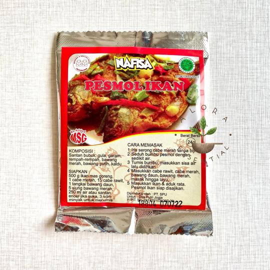 Nafisa Bumbu Instan Pesmol Ikan 24gr - Bumbu Pesmol Ikan Nafisa