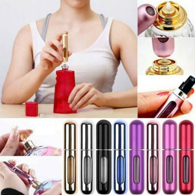 Botol parfum refillable perfume atomizer spray botol parfum isi ulang ok  good quality