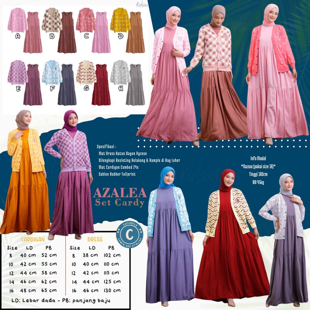 Set Azalea Mom Cardy by Citerply