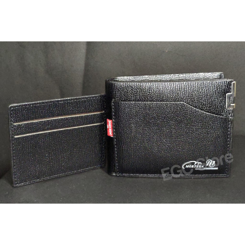 DOMPET MORTEGA LIPAT KULIT / DOMPET FASHION PRIA KULIT / DOMPET LEATHER - M-702/ M-9802 / M-8602