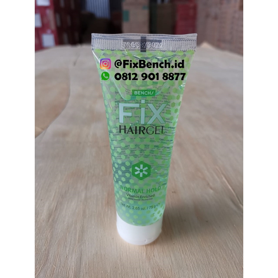 Bench FIX Hair Gel NORMAL HOLD 75ml ORIGINAL Import not Pomade Clay