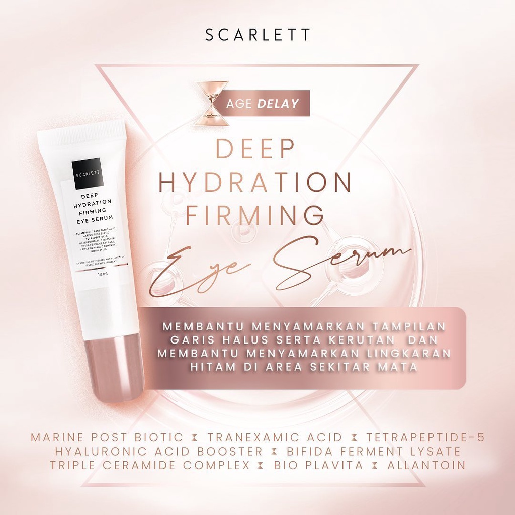 SCARLETT WHITENING SERUM C-POWER BRIGHTLY ACNE GLOWTENING RETINOL NIACINAMIDE EYE SERUM BRIFIDA by Felicya Angelista / Serum Wajah Muka Berjerawat Normal Glowing Murah Original BPOM