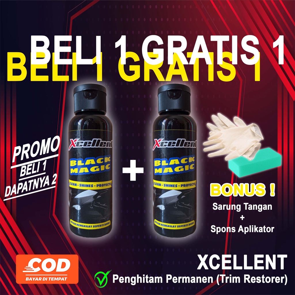 BELI 1 GRATIS 1  Penghitam body motor dan mobil Xcellent