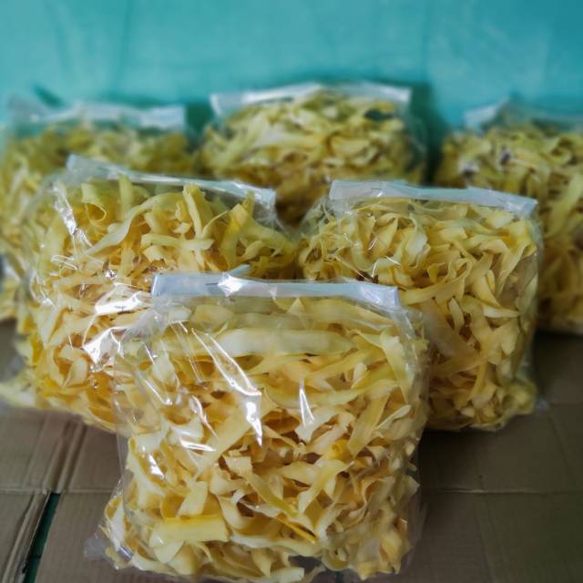 

Singkong iris mentah siap goreng 1kg