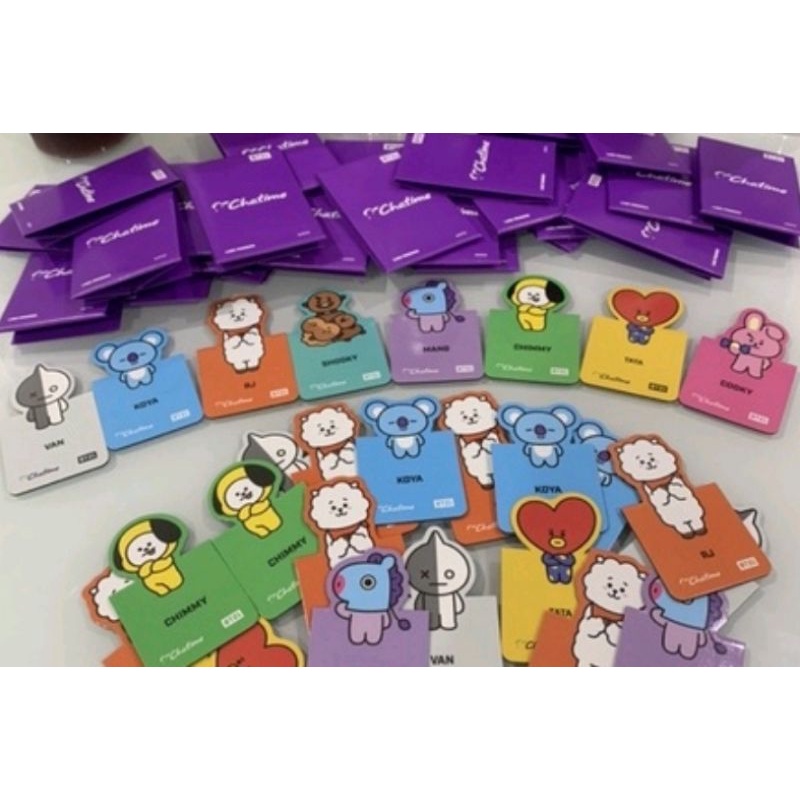 BT21 Chatime Magnet BTS COOKY RJ SHOOKY MANG TATA CHIMMY KOYA VAN