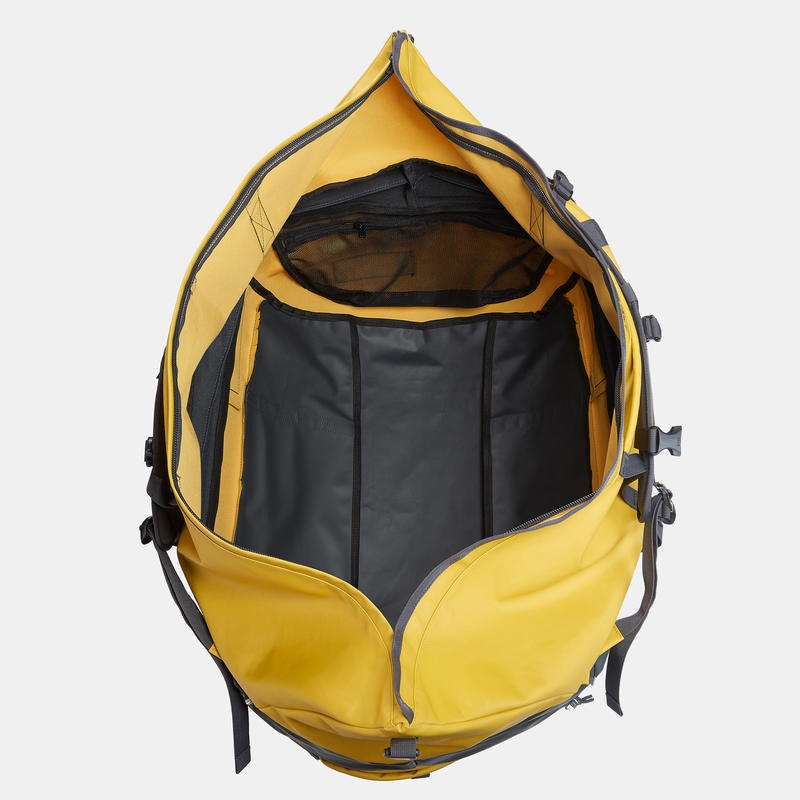 FORCLAZ Voyage Tas Gunung Extend 80-120 L Trekking Hiking Carry Bag - Yellow