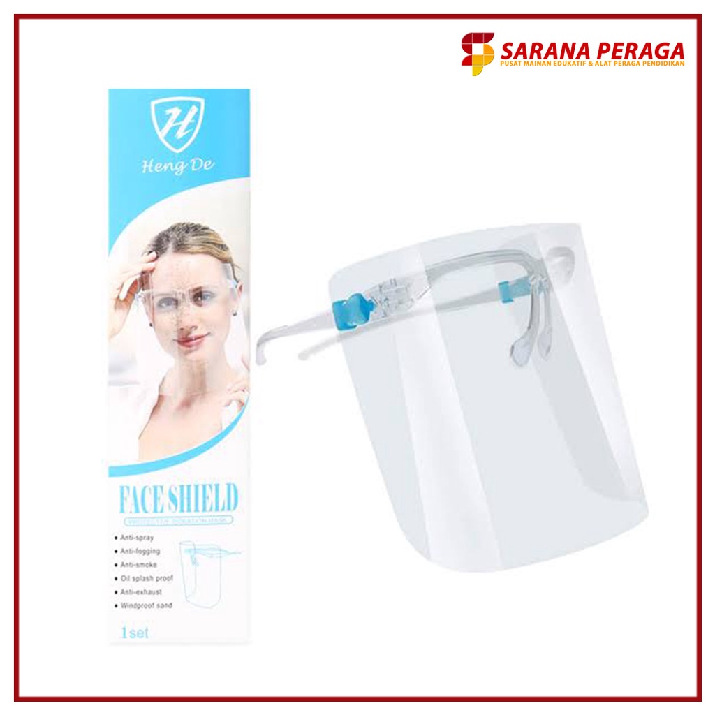 Jual Saranaperaga Face Shield Kacamata Mika Pelindung Wajah Apd