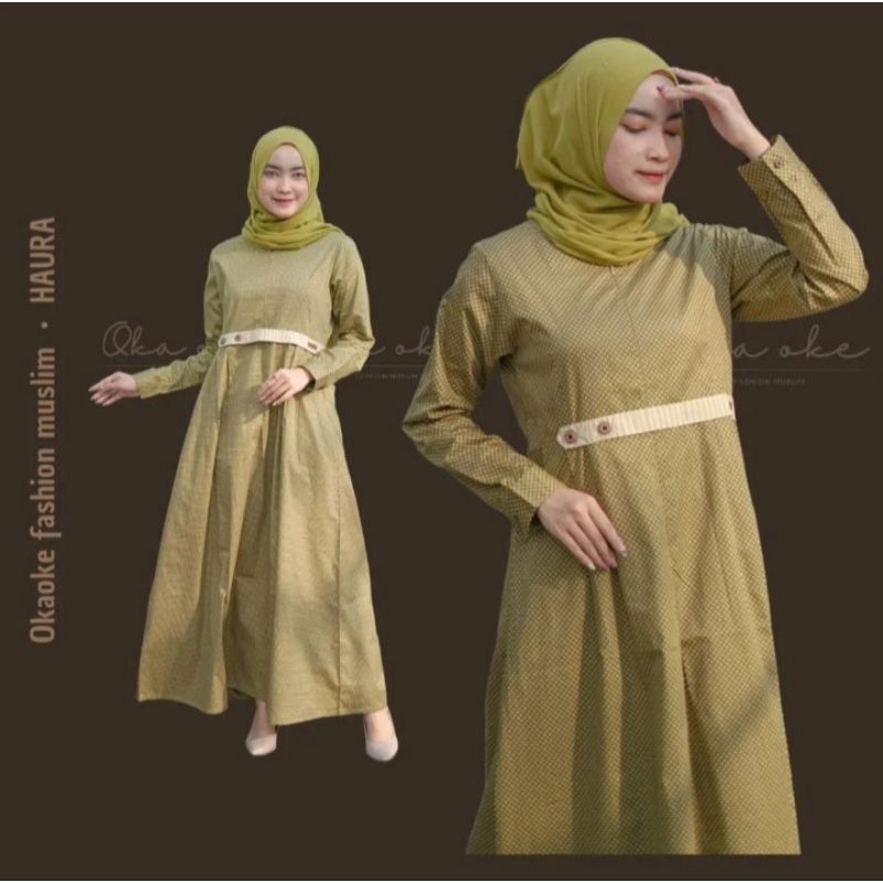 Gamis Katun Dewasa Oka Oke Syari
