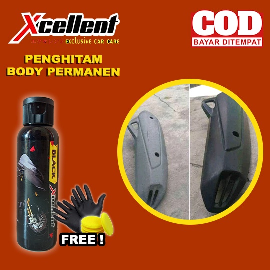 COD Penghitam motor penghitam body motor bodi kasar doff dasboard permanen terbaik black magic murah