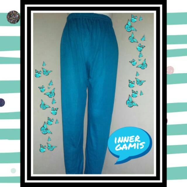 Leggings polos panjang/inner gamis/celamis/celana inner wanita