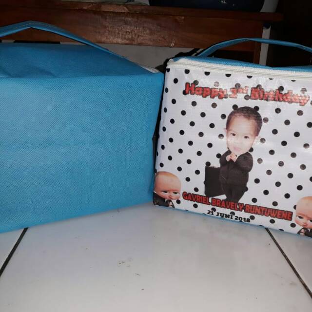 

Tas souvenir ultah anak model kubus