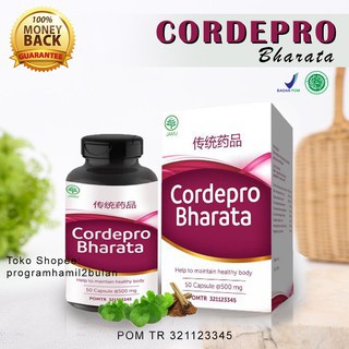 

Cordepro bharata Asli 100 % Original Obat paru paru basah - maag kronis DIJAMIN AMPUH 100%