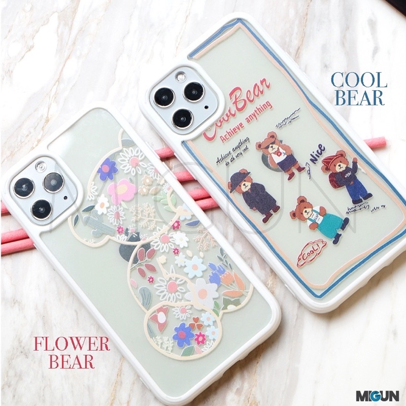 New! FOR OPPO REALME A12 A5S A7 A16 A15 A52020 A53 A1K A3S 5i C3 C11 C12 C15 7i C17 C20 - Teddy Bear