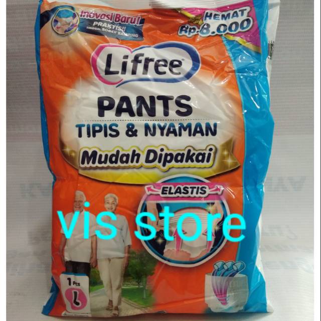 Lifree Pants popok dewasa tipe celana L isi 1pcs