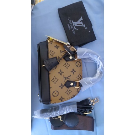 tas LV Alma import 3 tali bahan super embos