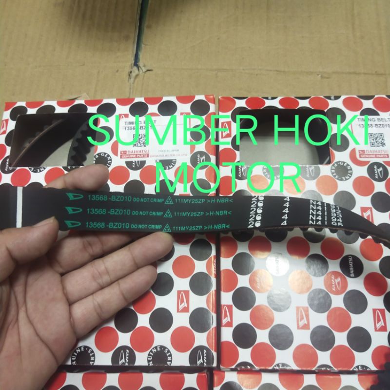 TIMING BELT ATAU SABUK TIMING BELT DAIHATSU XENIA 1,0 1000CC ORI