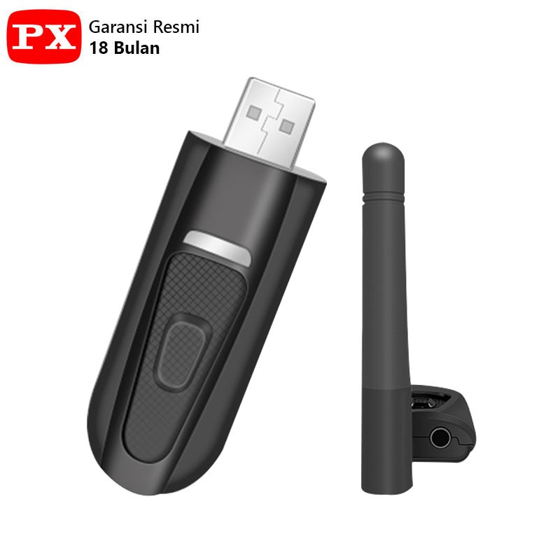 PX BTX-1100 USB Bluetooth Transmitter Audio Tanpa Driver 5.0 HD stereo