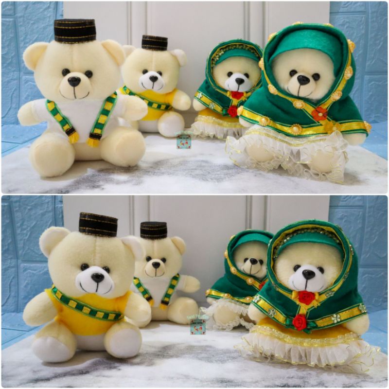 (READY / SIAP KIRIM) Boneka Idul Fitri / Boneka Hampers Idul Fitri / Boneka Lebaran / Bear Idul Fitr