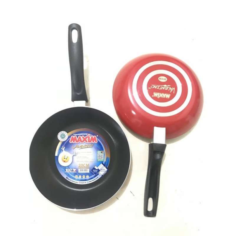 Wajan/Penggorengan (Fry Pan) Teflon 20 Cm Maxim Valentino Anti Lengket