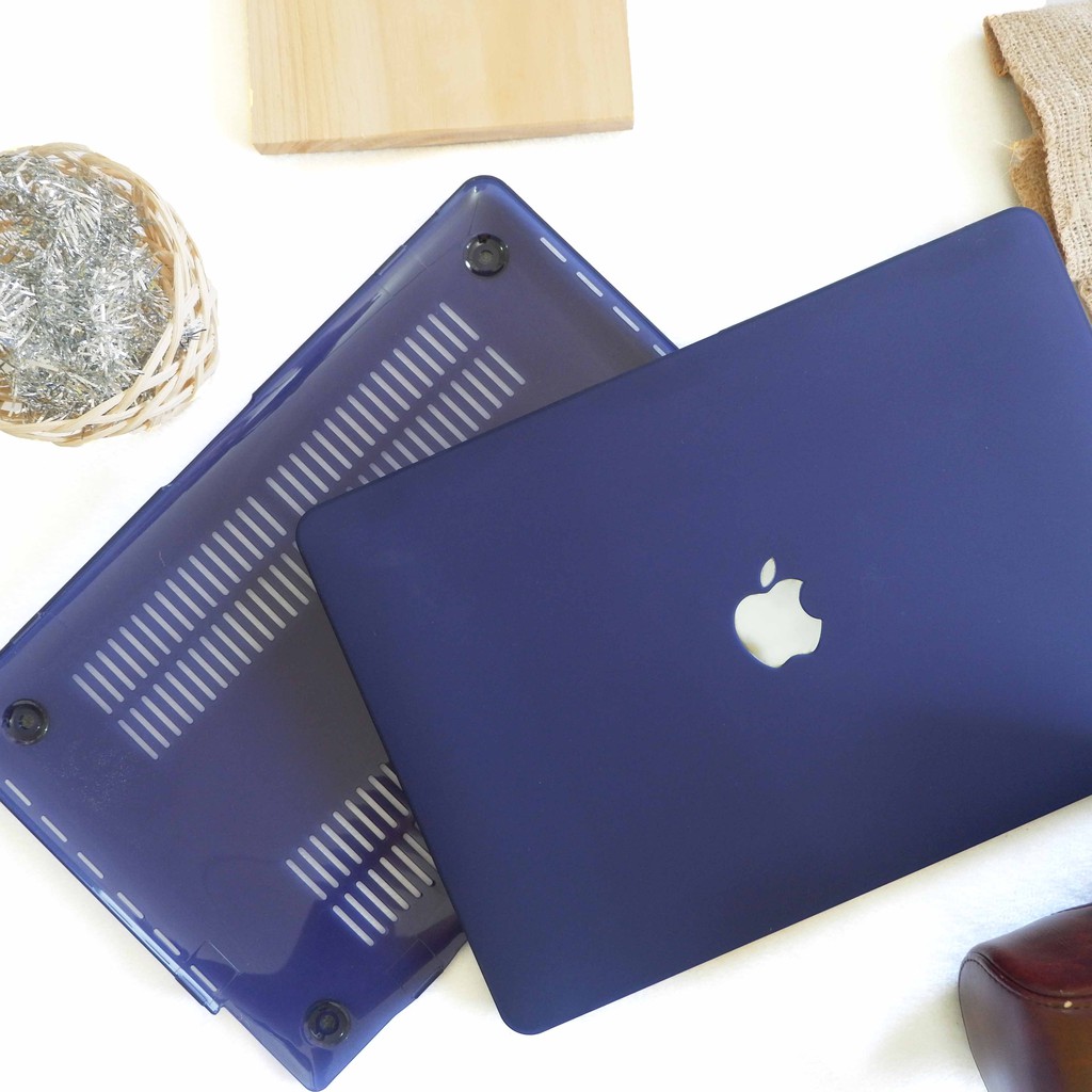 MACBOOK Case MATTE DARKBLUE NEW AIR PRO RETINA 11 12 13 14 15 16 INCH NON /  WITH CD ROOM / TOUCHBAR / TOUCH ID / M1 2020 2021 2022