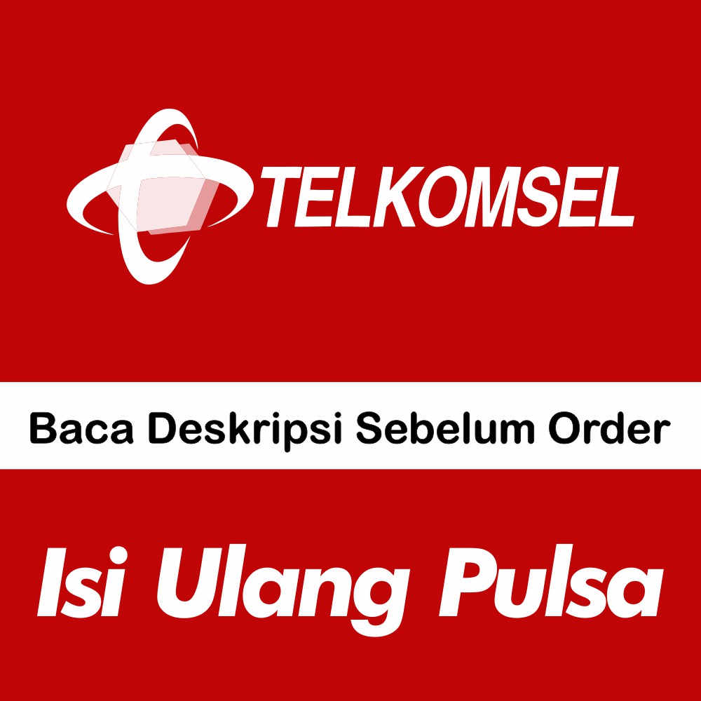 Isi Ulang Pulsa Telkomsel Reguler (Inject/Tembak) 5rb - 40rb | Menambah Masa Aktif