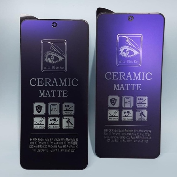 SCREEN PROTECTOR CERAMIC MATTE ANTI BLUE XIAOMI POCOPHONE X3 X3 PRO - FA