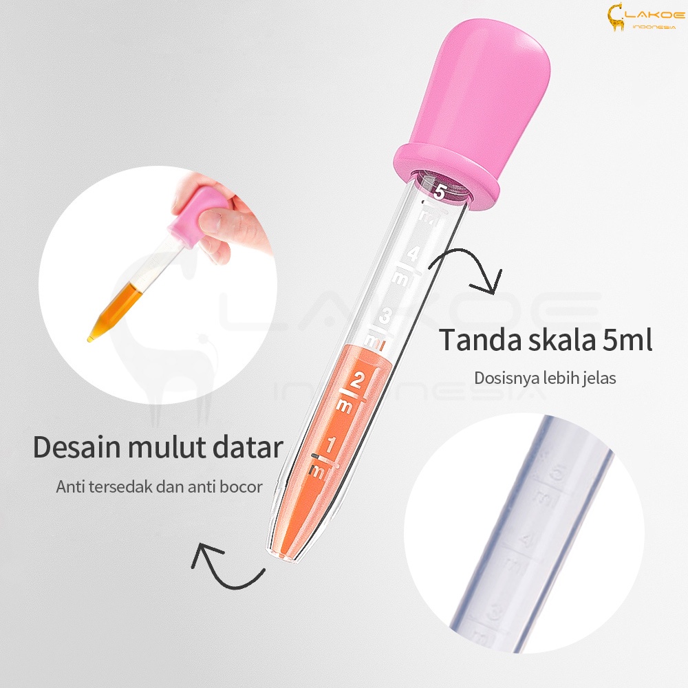 LAKOE Pipet Tetes Obat Bayi Ukuran 5ML