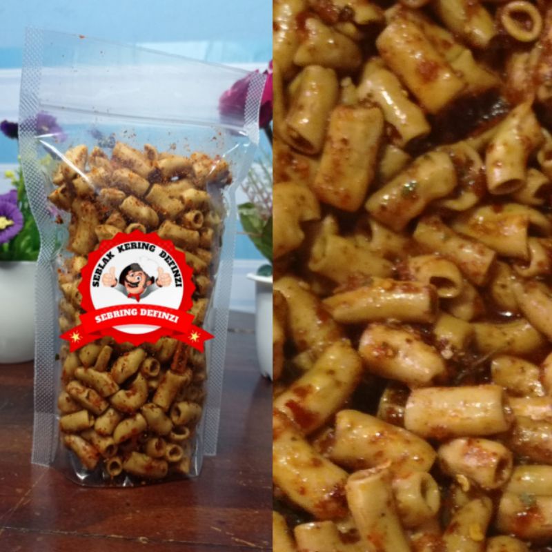 

Seblak kering pedas daun jeruk 100g,250g, bumbu asli olahan dapur/Seblak pedas/Cemilan pedas/jajanan pedas/Basreng kering/Seblak kerupuk