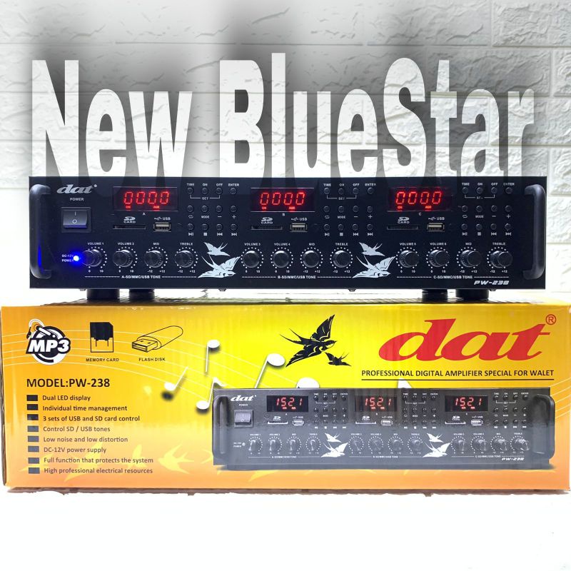 Amplifier Walet Dat PW 238 Original Time Digital Charger Aki - Mesin Panggil Walet