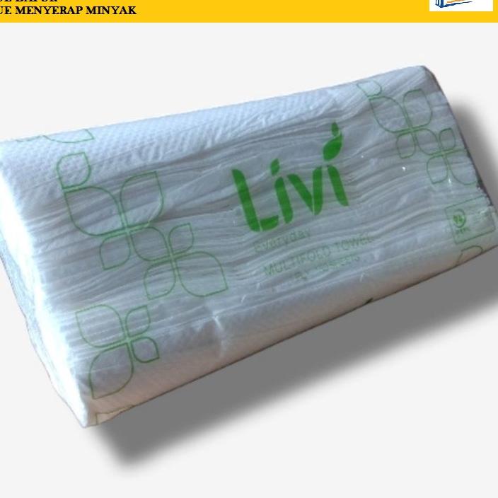 

1.1 Promo Brand Tissue Livi Everyday Multifold Towel 150's (Kemasan baru Handtowel Multifold)