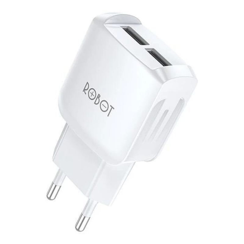 Batok Charger Robot RT-K6 2,4A Dual Outputs Non Pack