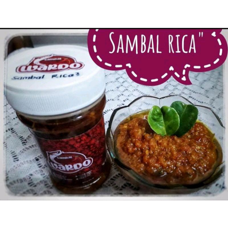 

Sambal 150gram (Rica,Woku,Ebi,Cumi,Ikan)