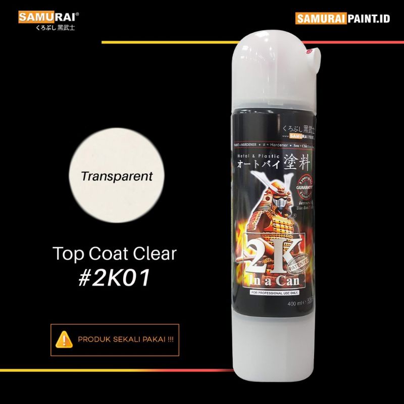 

cat semprot samurai 2k01 clear glosy pernis k201